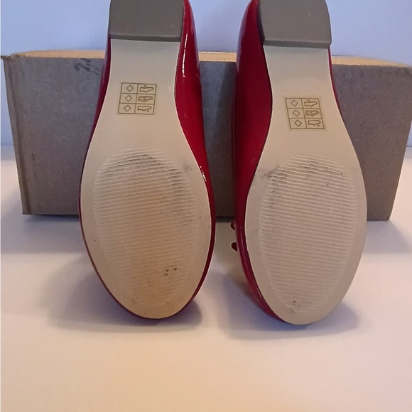 Girls red ballet flats - Picture 6 of 6